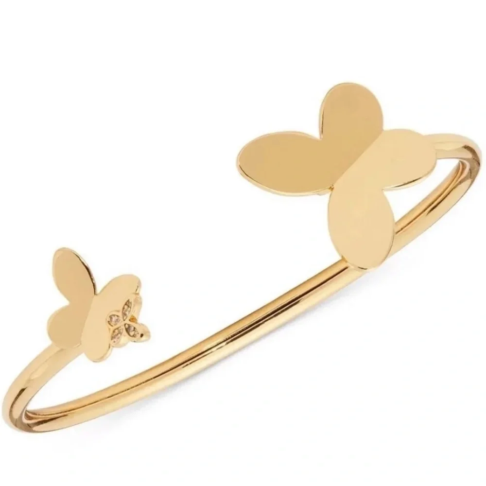 Kate Spade ‘in a flutter’ butterfly flex cuff bracelet - Picture 4 of 8